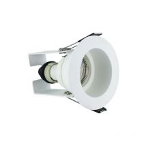 Integral - Protezione isolante bianca da incasso per illuminazione da incasso a LED / GU10 bianco IP65