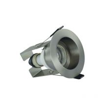 Protezione isolante da incasso a incasso per illuminazione da incasso a led / Supporto GU10 Nichel satinato IP65 - Integral