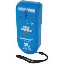 Silverline - 3-in-1 Detector Compact - 1 x 9V (PP3)