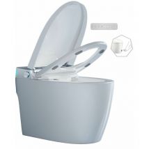 Kleenmac - Intelligente Toilette (Tankless) Olivia KEB2030TRW (japanische Toilette) vertikaler Auslass 300 mm Weiß - Weiß