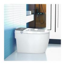 Kleenmac - Intelligente Toilette (tanklos) Olivia KEB2030TRW (japanische Toilette) vertikaler Auslass 300 mm Schwarz - Schwarz