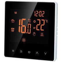 Decdeal - Smart Thermostat Digitaler Temperaturregler LCD-Display Touchscreen Wochenprogrammierbarer elektrischer Fußbodenheizungsthermostat für