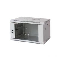 Armadio Rack 19'' a muro 9 unita' sezione unica prof. 600mm Grigio - Intellinet