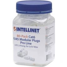 Intellinet - Network Solutions 790536 - RJ45 - Transparent - Polycarbonate - Cat6a - u/utp (utp) - Or