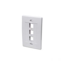 Intellinet Network Solutions Intellinet iwp-md pstr-3 W – Plaque Porte fruits 3 places mod. 503 Blanc (163309)