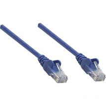 Intellinet - 350723 RJ45 Netzwerkkabel, Patchkabel cat 6a s/ftp 0.50 m Blau Einzelschirm, Gesamtschirm