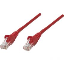 318198 RJ45 Netzwerkkabel, Patchkabel cat 5e u/utp 0.50 m Rot 1 St. - Intellinet