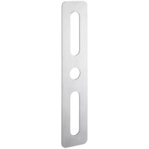 Intelock - Plaque de propreté, 60x302mm, rectangulaire, inox