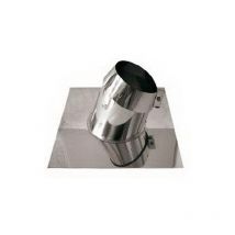 Cheminee double paroi isole faux toits inclines plomb dn 250/300