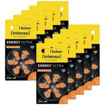 Batteria non ricaricabile per apparecchio acustico PR48-13 1.45 v 60 pz. 230 mAh Zinco-aria 7504426MP - Intenso