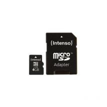 Intenso - Carte MicroSD Carte 4GB avec sd Adaptateur (3403450)
