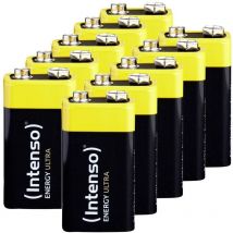 7501451MP Batteria da 9 v Alcalina/manganese 560 mAh 9 v 10 pz. - Intenso