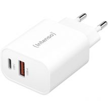 Intenso - W30AC Chargeur usb 30 w intérieure Courant de sortie (max.) 3 a usb-a, usb-c Nbr. de sorties: 2 x usb Power Delivery (usb-pd) Q254443