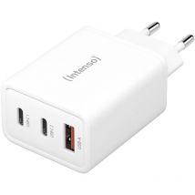Intenso W65ACC GaN Chargeur USB 65 W intérieure Courant de sortie (max.) 3.25 A USB-A, USB-C Nbr. de sorties: 3 x GaN, USB Power Delivery (USB-PD)