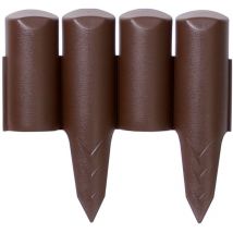 Empalizada de jardín Palisáda , dimensiones (mm) 2500x45x228/130, color Marrón - Marrón