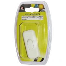 Interrupteur bipolaire 2A pour luminaire blanc