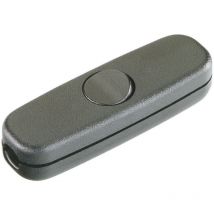 interBär 5055-004.01 Schnurschalter Schwarz 1 x Aus/Ein 3 A 1 St.