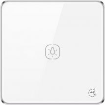 Asled - Inter commutateur 1 switch Zigbee blanc INTER1W