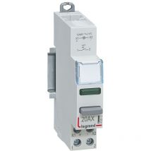 Legrand - CX3 inter poussoir 1NO avec voyant vert 12/48V 412912