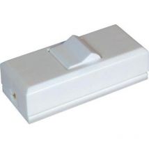 Inter Bär - interBär 8075-008.01 Interrupteur pour câble souple blanc 1 x Off/On 2 a 1 pc(s)