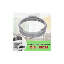 Interface de tuyau d'echappement rond pour conduit de diametre 5.91in connecteur de Tube de bride de coupleur de tuyau d'echappement pour climatiseur