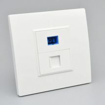 BSR - tonchean Adaptateur électrique,Interface fibre optique sc, prise murale, panneau de prise réseau RJ45, type Connecto1