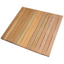 Terrassenfliesen Holzfliesen Bangkirai 100x100cm (glatt) - Intergard