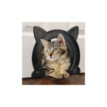 Tigrezy - Interior cat door, cat door, cat flap for cats up to 10 kg, cat tunnel for bedroom door