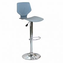 Interner Stuhl mit einstellbarer Stahlstruktur und Sitzung im Polypropylen hohen Stuhl - Gray - Gray