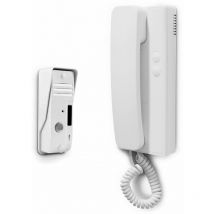 Avidsen - Interphone et sa platine de rue sur 2 fils, double commande portail/portillon 112110 -
