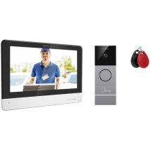 Visiophone Connecté Filaire Wi-fi – Caméra Hd Avec Vision Nocturne – Écran Tactile 7 Pouces – Système Rfid Intégré Pour Contrôle D'Accès – Byron