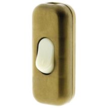 Zenitech - Interrupteur 2A unipolaire - marron