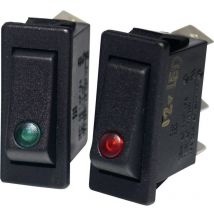 Arcolectric - Bulgin Ltd.) Interrupteur à bascule C5503PLLAB 250 v/ac 16 a à accrochage 1 pc(s)