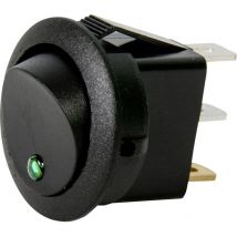 Hp Autozubehör - interrupteur à bascule pour l'automobile 28633 12 v 10 a 1 x off/on permanent 1 pc(s)