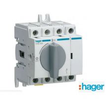 Interrupteur de coupure apparente - 4 pôles - 63A Hager HAB406