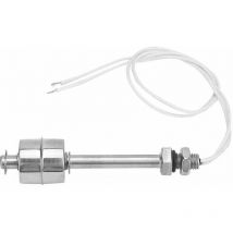 Linghhang - Interrupteur à flotteur de capteur de niveau d'eau liquide en acier inoxydable nitrip 0220V pour piscine, 100mm