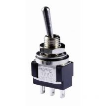 Interrupteur à levier 1 x On/Off/On Knitter-switch mte 106E 250 v/ac 3 a IP67 permanent/0/permanent 1 pc(s)