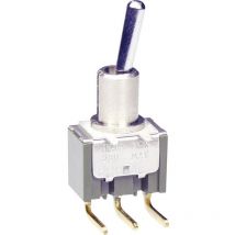 Nkk Switches - Interrupteur à levier 1 x On/On M2012SS2W13 250 v/ac 3 a à accrochage 1 pc(s)