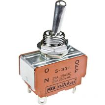 Interrupteur à levier 2 x On/On NKK Switches S6A 125 V/AC 20 A à accrochage 1 pc(s)