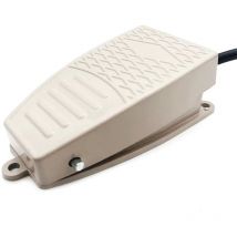Interrupteur à pédale, 380V ac 220V dc Interrupteur à pédale normalement ouvert Boîtier en aluminium Interrupteur à pédale momentané pour