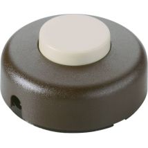 Inter Bär - Interrupteur à pied interBär 5062-509.01 marron, beige 1 x Off/On 2 a 1 pc(s)