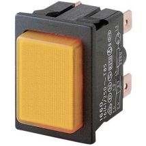 Marquardt - 1660.0202 1660.0202 Interrupteur à pression 250 v/ac 16 a 2 x Off/On à accrochage vert (l x l) 25 mm x 33 mm