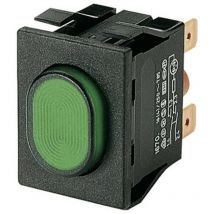 Marquardt - 1670.5202 1670.5202 Interrupteur à pression 250 v/ac 16 a 2 x On/Off à accrochage vert (l x l x h) 33 x 25 x