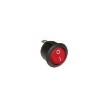 Interrupteur À Bascule Rouge Lumineux Off-(on) 10a R13112bf02br2n2