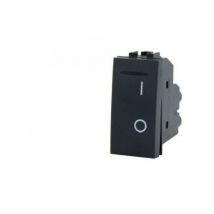 Mapam - Interrupteur bipolaire 01 art compatible bticino livinglight l4002n 16a noir - 802n
