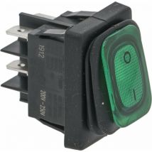 Interrupteur bipolaire vert 16A 250V pour congelateur -...