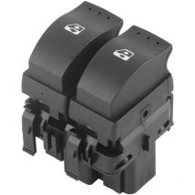 SJLERST Interrupteur de lève-vitre électrique, bouton de commutation Double de commande de fenêtre électrique pour Clio II 2 8200 060 045