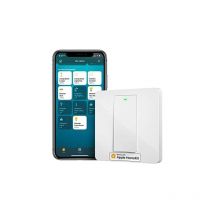 Interrupteur connecté homekit (fil requis), interrupteur intelligent compatible avec siri, alexa, google home et smartthings, in