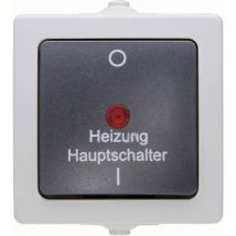 Interrupteur D'Arrêt D'Urgence Pour Chauffage Kopp 565356002 Nautic Gris