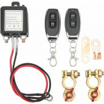 Interrupteur de batterie à distance, DC12V 120A/200A, Interrupteur de batterie pour voiture avec double télécommande, Interrupteur de batterie pour